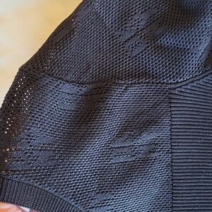 DKNY black knit sweater size XL